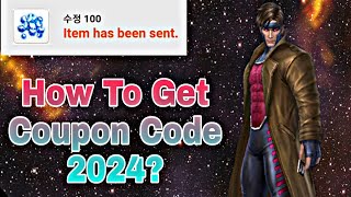 How To Get Coupon Code 2024  Marvel Future Fight [upl. by Adnomar]