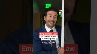 Employment Law Twoweek notice california work [upl. by Mcmurry]