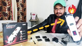 Geemy Professional Hair Trimmer Gm 6008 Unbox To Review unboxtoreview [upl. by Allenad]