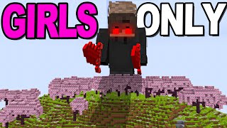 Why I DEFEATED This GIRLSONLY Minecraft Server [upl. by Adnarem]