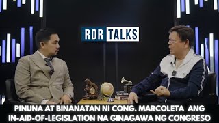 PINUNA AT BINANATAN NI CONG MARCOLETA ANG INAIDOFLEGISLATION NA GINAGAWA NG CONGRESO [upl. by Aihn]