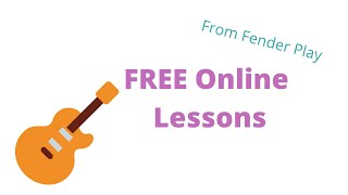 Fender Play Free guitar lessons [upl. by Eirac950]