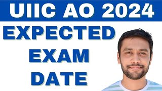 UIIC AO 2024 Expected Exam DATE  Banker Couple [upl. by Akisej]