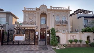 1 kanal Super Spanish House For sale in DHA Lahore with Basement and Fully Furnished [upl. by Hoshi534]