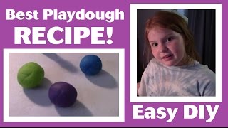 Best DIY Playdough Recipe with Skylar Jared and Memere [upl. by Nicholl]