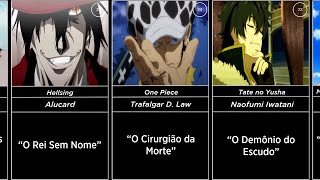 Os Melhores Títulos dos Personagens de Anime  LISTA [upl. by Ydnab]