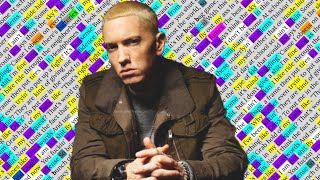 Eminem Legacy  Rhyme Scheme Highlighted [upl. by Muffin]