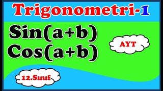 Toplam fark Formülleri sinCos [upl. by Aicatsana]