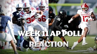 TOP TEN INDIANA  Vanderbilt is Ranked again  Week 11 AP Poll Instant Reaction [upl. by Bush]