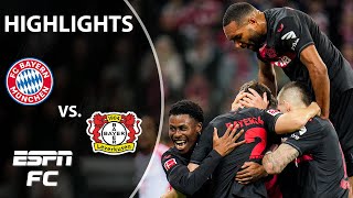 😱 TITLE SHOWDOWN SHUT OUT 😱 Bayer Leverkusen vs Bayern Munich  Bundesliga Highlights  ESPN FC [upl. by Nomyaw]