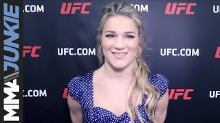 Felice Herrig backstage interview at UFC Fight Night 124 [upl. by Ellekim]