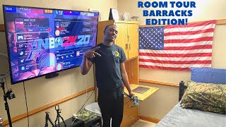 US Army Engineer Barracks Room Tour What its like to live in the barracksFort Campbell 🇺🇸 [upl. by Bartosch]