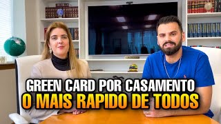 FORMA MAIS RÁPIDA DE CONSEGUIR O GREEN CARD  CASAMENTO [upl. by Mannos]