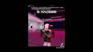 IDs de corridos para roblox 2023 salón de fiestas 🔥 corridos pesopluma trending robloxids [upl. by Roddie]