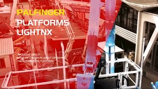 PALFINGER Service  300 Light NX  Basic information about operating the aerial work platform [upl. by Latona]