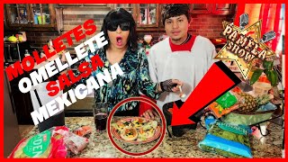 Molletes Omelette  salsa Mexicana  Pamela Chef 🍛🍴 [upl. by Briano264]