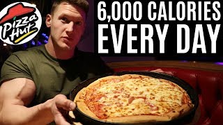 EATING 6000 CALORIES EVERY DAY  IIFYM Full Day of Eating [upl. by Nazay643]