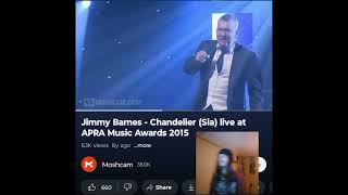 JIMMY BARNES CHANDELIERSIA COVER THIS WAS FUELED BY EMOTION 💜🖤 INDEPENDENT ARTIST REACTS [upl. by Aicital]