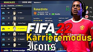 ALLE ICONS amp HEROS IM FIFA 22 KARRIEREMODUS  🌟⚽️ FIFA 22 Karriere Experiment [upl. by Rem]