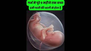 गर्भ मे पूरे 1 महीने तक बच्चा इसी पानी की थाली मे होता हैं pregnancytips pregnancytipsinhindi [upl. by Anerahs]