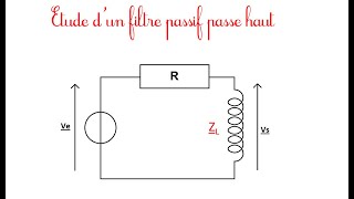 Filtre Passe Haut Passif [upl. by Nyleve]