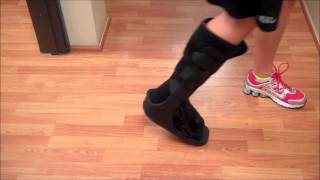 Sole Foot and Ankle Specialists  How to use a CAM WalkerWalking Boot [upl. by Nason]