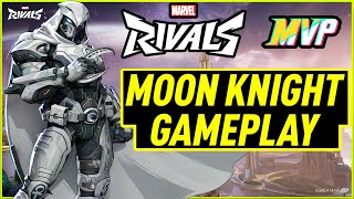 Marvel Rivals Moon Knight  10 MINUTES OF Gameplay  No Commentary marvelrivals rivalsassemble [upl. by Doraj]