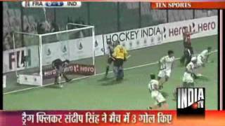 India Beat France 62 in Mens Olympic Hockey Qualifier [upl. by Cavuoto]