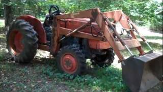 Kubota L295DT 4x4 mid 80s tractor with loader [upl. by Jilli288]