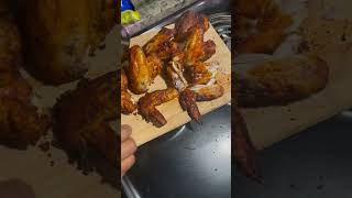 Seasoned and air fried some wings in the air fryer [upl. by Anivlis]