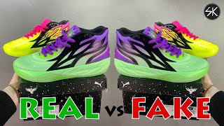 PUMA MB02 Rick and Morty REAL VS FAKE [upl. by Rubel114]