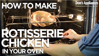 How to Make Rotisserie Chicken in Your Oven  Cooking with Chef Anthony [upl. by Seymour]