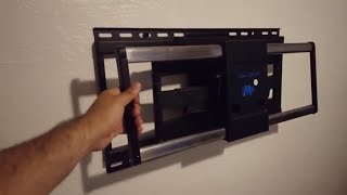 StepByStep Installation Guide for Perlegear PGLF15 ULListed Full Motion TV Wall Mount [upl. by Kciremed771]