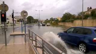 Inondations Montpellier  Hérault  Occitanie  France  Floods in South of France [upl. by Sirromal]