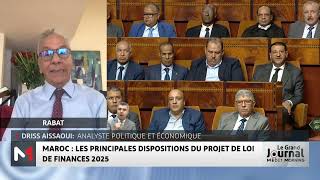 Les principales dispositions au PLF2025 avec Driss Aissoui [upl. by Ahseile]