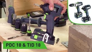 Unterschiede zwischen TID 18 und PDC 18 Festool TV Folge 171 [upl. by Aiym]