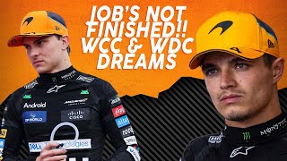 Jobs not finished  Can McLaren bring both titles home [upl. by Goodkin]