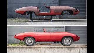 How to restore a JAGUAR ETYPE quotFlat Floorquot [upl. by Nash]