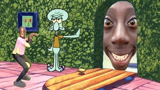 Squidward kicks Tenge Tenge out of his house [upl. by Potts]