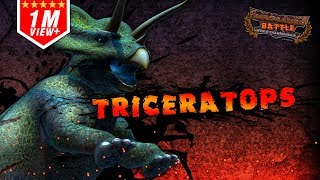 Triceratops Battle of Match  Vote to win dinosaursbattles dinosaur dinosaurs jurassicworld [upl. by Linetta846]