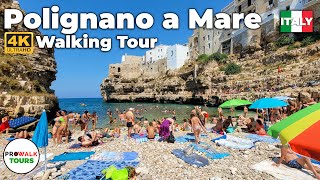 Polignano a Mare  Walking Tour  4K  with Captions [upl. by Mosenthal]