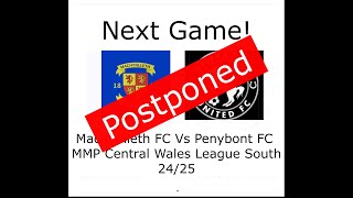 Machynlleth Vs Penybont United Postponed [upl. by Brnaby515]