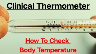 How To Check Body Temperature With Thermometer  Thermometer Use Karne Ka Sahi Tarika [upl. by Zehcnas]