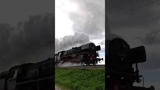 125 Jahre Bahnhof Puchheim 01 180 rauscht vorbeiaelpdampflokmuseumsbahnhistorischbr01 [upl. by Odrawde]