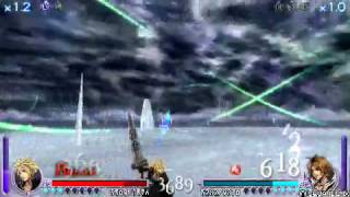 DISSIDIA クラウド VS ティーダ [upl. by Airbma]