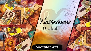 Wassermann ♒November 2024  das Universum gibt dir das was du dir wünscht 🪄 Löwenherz Orakel ❤️ [upl. by Lily]