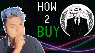 How to Purchase Anonymous Token on Solana  ANON [upl. by Lilak]