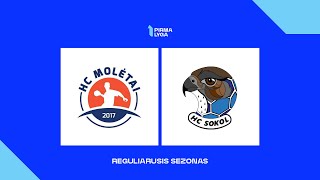 Pirma lyga HC „Molėtai“  Šalčininkų r HC „Sokol“ [upl. by Agate]