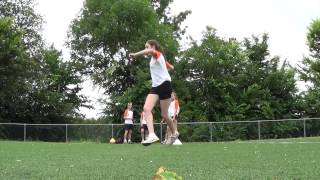 Looptechniek Oefeningen Atletiek met FISEC Delft bij OLIVEO voetbal [upl. by Starling]