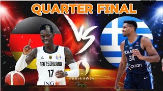 GERMANY VS GREECE LIVE  PARIS OLYMPIC GAME MENS BASKETBALL 2024 [upl. by Aggie]